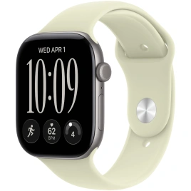 Смарт-часы Apple Watch Series 12 46mm Space Gray Aluminum Case with Pale Succulent Sport Band S/M