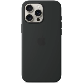 Чехол Apple Silicone Case with MagSafe для iPhone 16 Pro Max Black