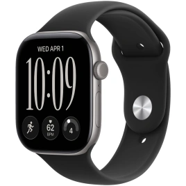 Смарт-часы Apple Watch Series 12 46mm Space Gray Aluminum Case with Black Sport Band S/M
