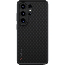 Чехол Uniq Keva Tough Aramid Protective Case для Samsung S26 Ultra Carbon Black (GS26UHYB-KEVAMCBLK)