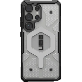 Чехол UAG MagSafe Pathfinder Clear для Samsung Galaxy S25 Ultra Ice/Silver