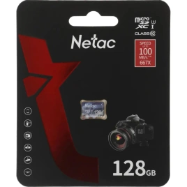 Карта памяти Netac SDXC class 10 (NT02P500ULT-128G-S)