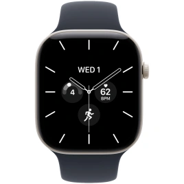 Смарт-часы Apple Watch Series 12 42mm Pearl White Ceramic Case with Navy Blue Sport Band M/L