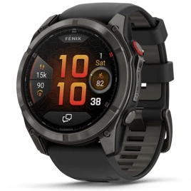 Смарт-часы Garmin Fenix 8 Pro 51mm Amoled Sapphire Lens Carbon Grey DLC Tinanium With Black/Pebble Gray (010-03199-01)