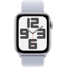 Смарт-часы Apple Watch SE (2024) 44mm Silver Aluminium Case with Blue Cloud Sport Loop (MXET3)