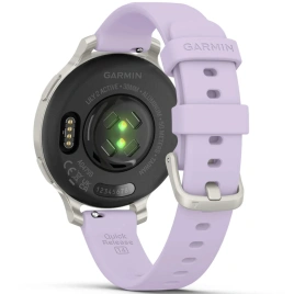 Смарт-часы Garmin Lily 2 Active (010-02891-01) Silver/Purple Jasmine Silicone