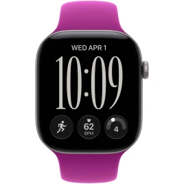 Смарт-часы Apple Watch Series 12 46mm Space Gray Aluminum Case with Magenta Sport Band M/L