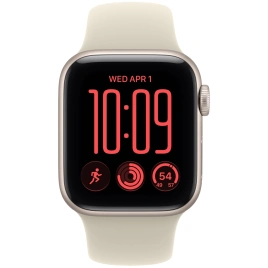 Смарт-часы Apple Watch SE (2026) 40mm Starlight Aluminum Sand Sport Band M/L