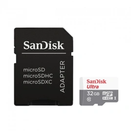 Карта памяти Sandisk Ultra 32GB MicroSDHC Class 10/UHS-I/80Мб/с SDSQUNS-032G-GN6TA