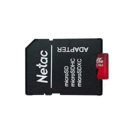 Карта памяти Netac SDXC class 10 (NT02P500PRO-128G-R)