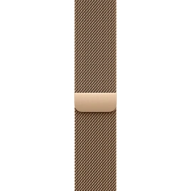 Ремешок Apple Watch 46mm Gold Milanese Loop M/L (MXMR3)
