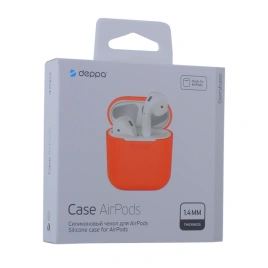 Силиконовый чехол Deppa для AirPods (47008) Orange