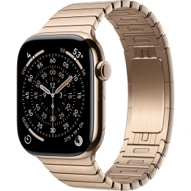 Смарт-часы Apple Watch Series 11 46mm Gold Titanium Case with Gold Link Bracelet