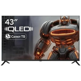 Телевизор Sber 43" QLED 4K UHD Салют ТВ (SDX-43UQ6033)