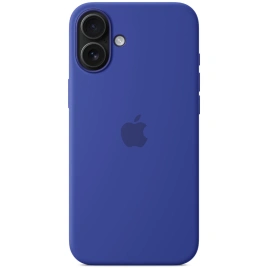 Чехол Apple Silicone Case with MagSafe для iPhone 16 Plus Ultramarine