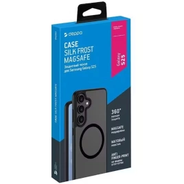 Чехол Deppa Silk Frost MagSafe для Samsung Galaxy S25 84263 Black