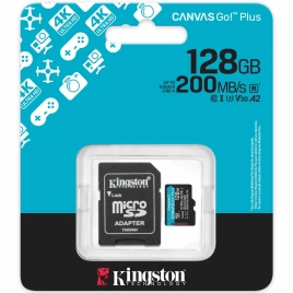 Карта памяти Kingston Canvas Go Plus 128GB MicroSDXC (SDCG4/128GB)