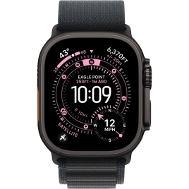 Смарт-часы Apple Watch Ultra 3 (2025) 49mm Black Titanium Case with Black Alpine Loop M