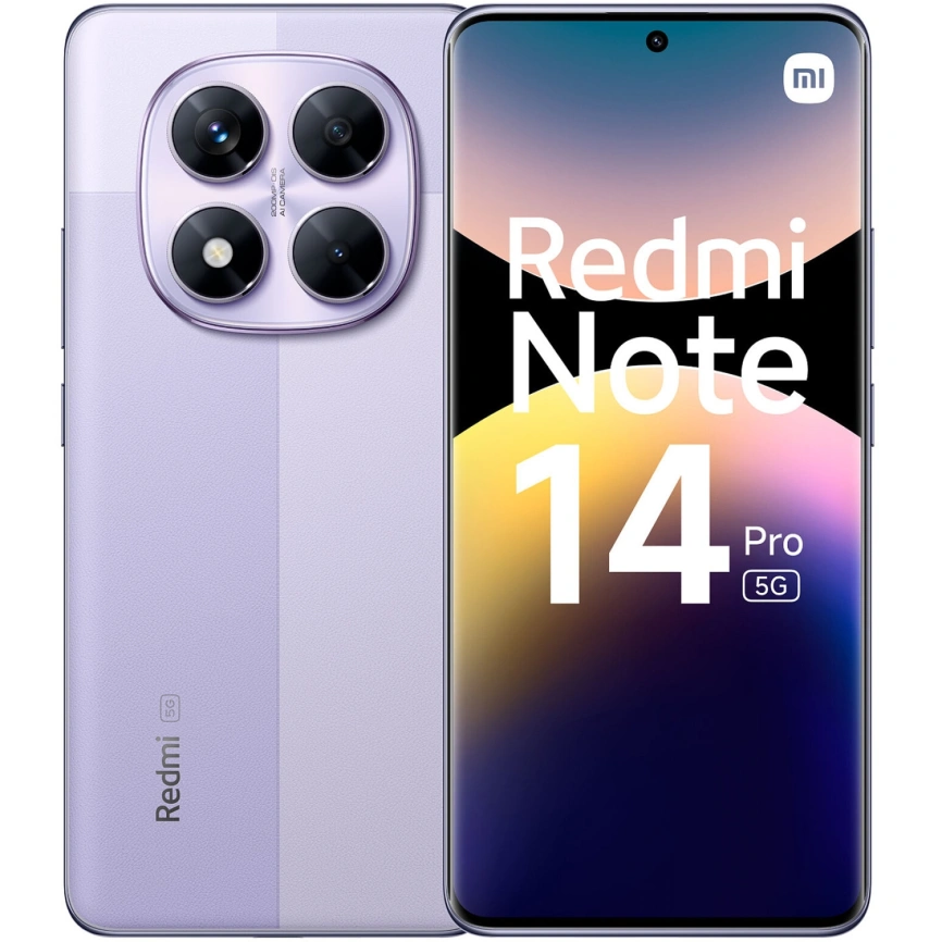 Смартфон Xiaomi Redmi Note 14 Pro 5G 8/256Gb Lavender Purple Global Version фото 6