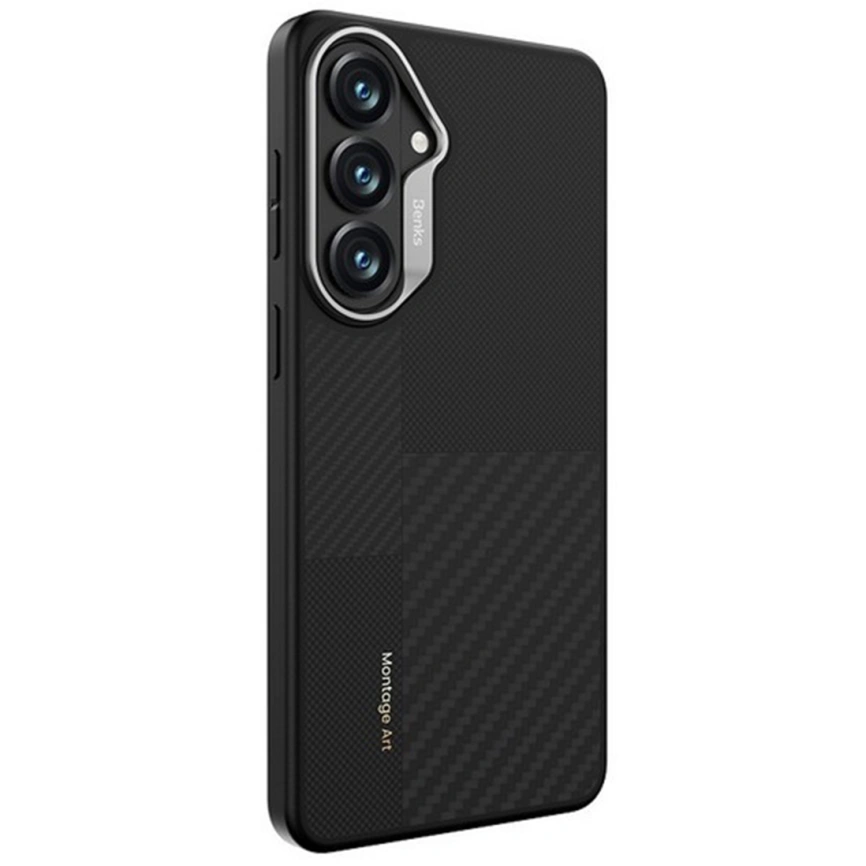 Чехол Benks Montage ArmorPro Kevlar (600D+1500D) для Samsung Galaxy S26 Plus Black фото 3