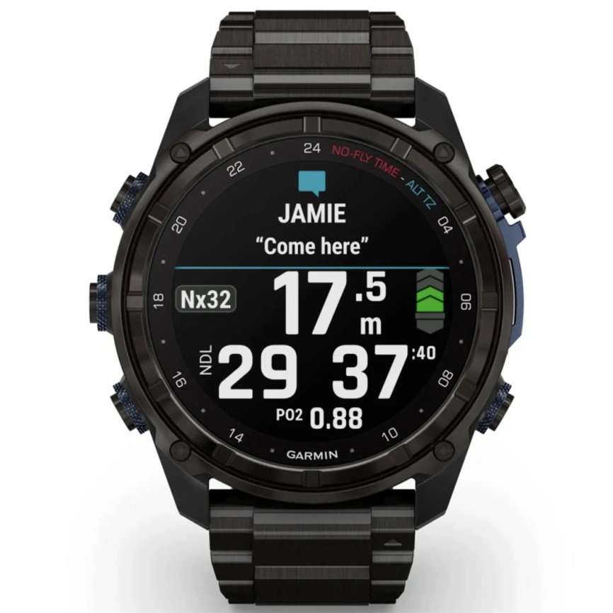 Спортивные часы Garmin Descent MK3i 51mm (010-02752-14) Carbon Gray DLC with Titanium фото 6
