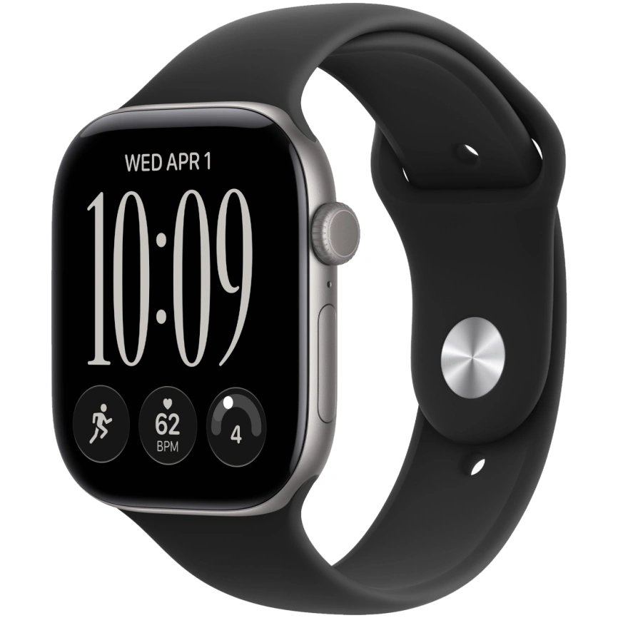 Смарт-часы Apple Watch Series 12 46mm Space Gray Aluminum Case with Black Sport Band S/M фото 1