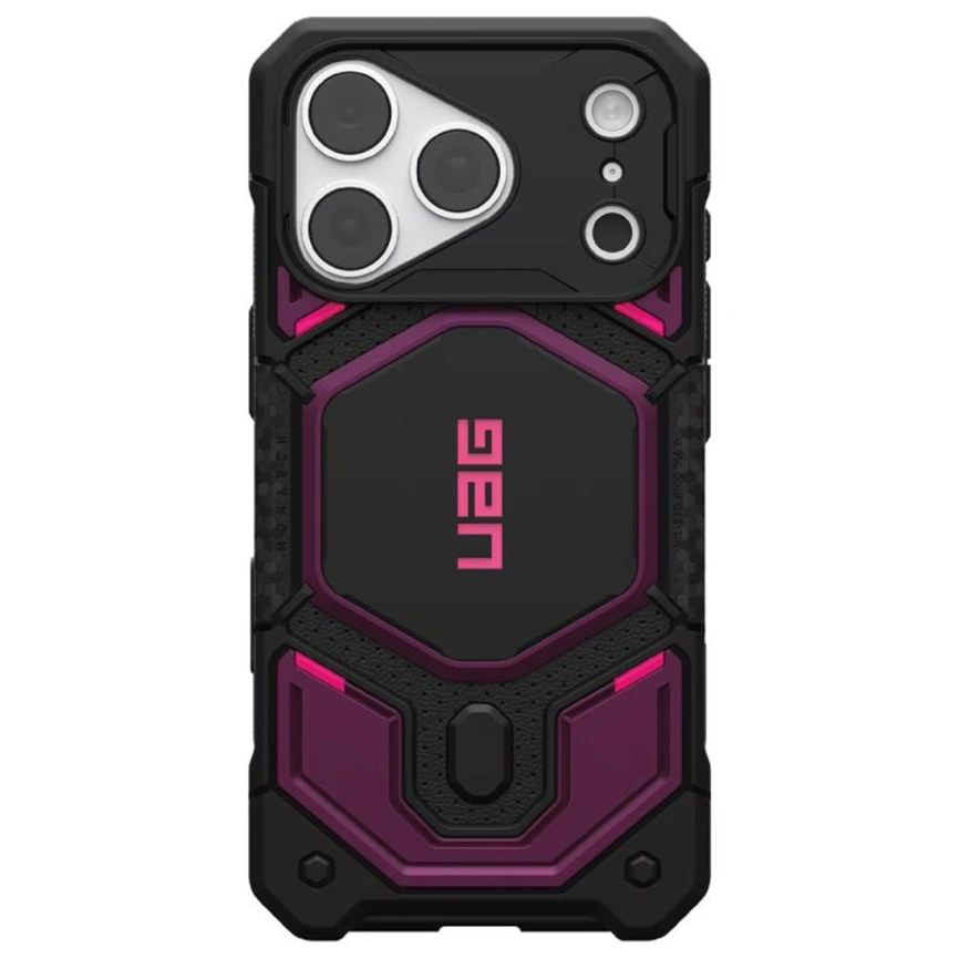 Чехол UAG MagSafe Monarch Pro для iPhone 18 Pro Max Deep Purple Synth (114568114I4I) фото 1