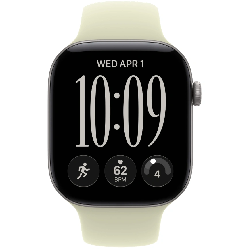 Смарт-часы Apple Watch Series 12 46mm Space Gray Aluminum Case with Pale Succulent Sport Band S/M фото 3