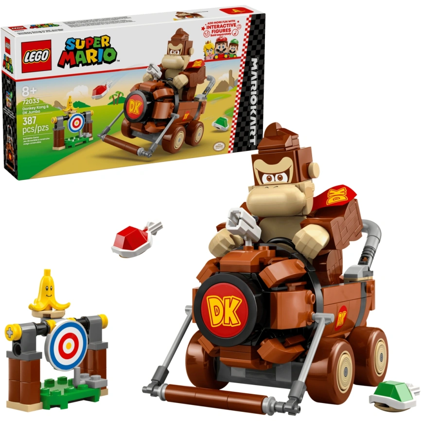 Конструктор LEGO Super Mario Kart - Donkey Kong & DK фото 1