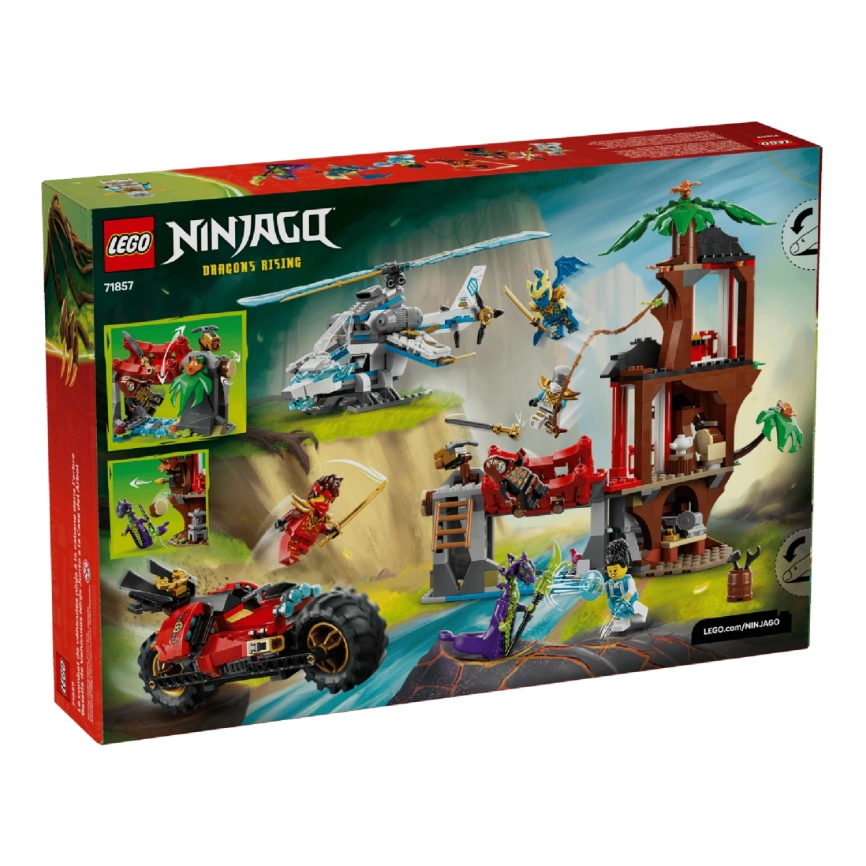 Конструктор LEGO NINJAGO Ninja Vehicle Tree House Battle 71857 фото 8