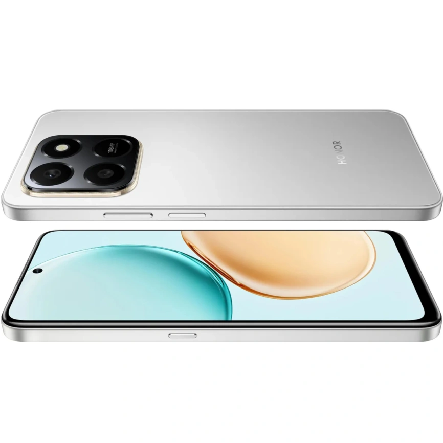 Смартфон Honor X7d 8/512Gb Meteor Silver фото 3