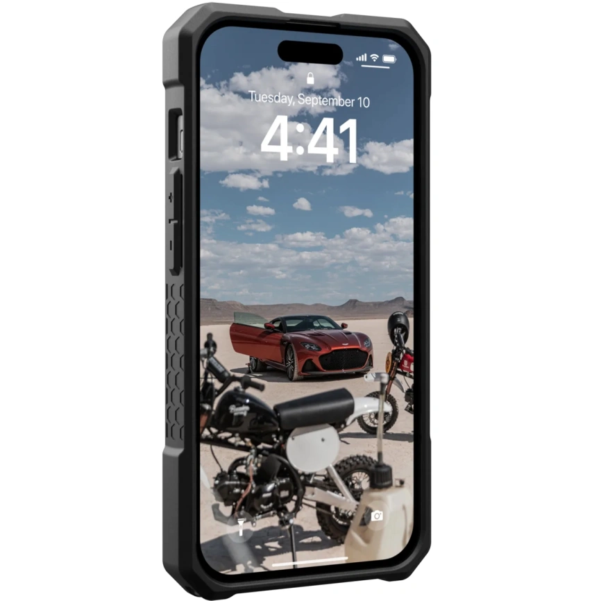 Чехол UAG Monarch Pro with MagSafe для iPhone 15 Carbon Fiber (114219114242) фото 4