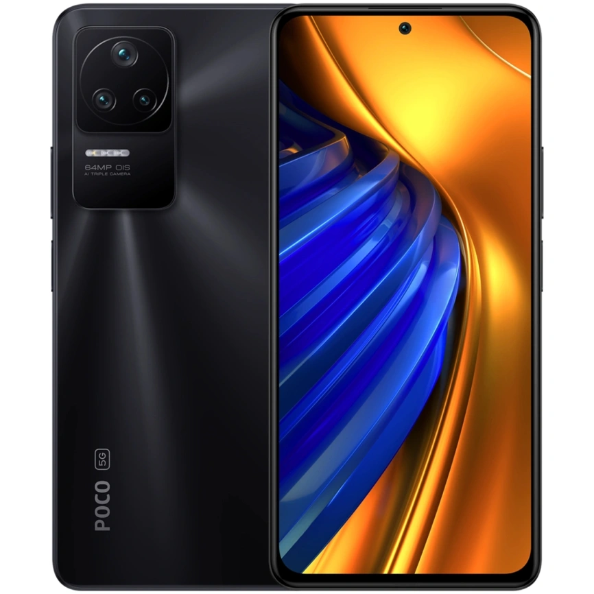 Смартфон XiaoMi Poco F4 NFC 6/128Gb Night Black Global Version фото 1