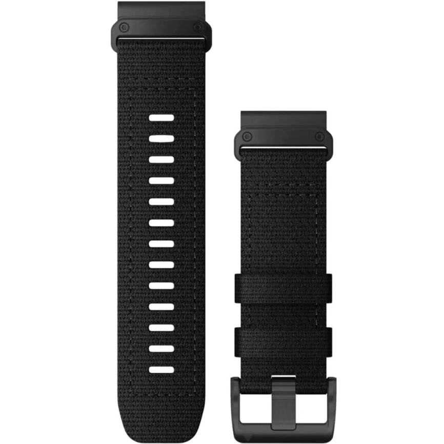 Ремешок Garmin QuickFit Nylon Watch Band (010-13010-00) 26mm Tactical Black фото 1