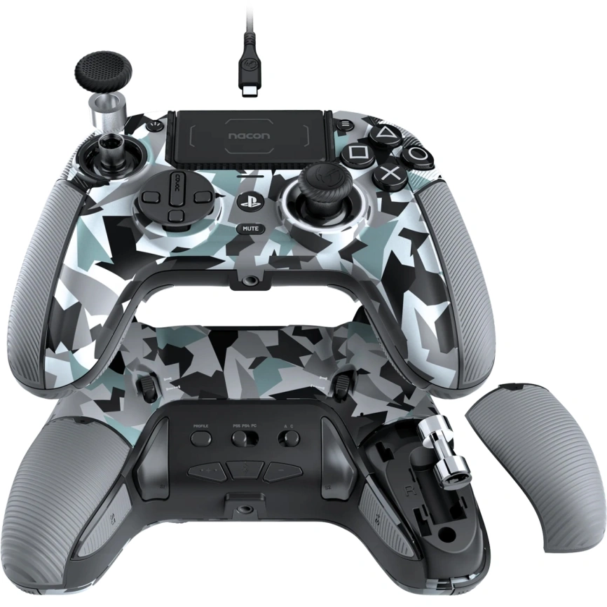Джойстик беспроводной Nacon Revolution Pro 5 Arctic Camouflage фото 4