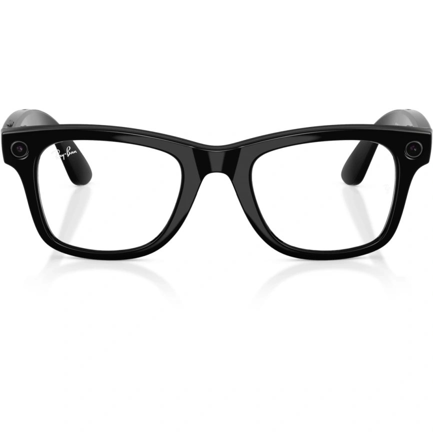 Умные очки Ray-Ban Wayfarer (Gen 2) Shiny Black/Transitions (RW4012) M Graphite Green фото 2