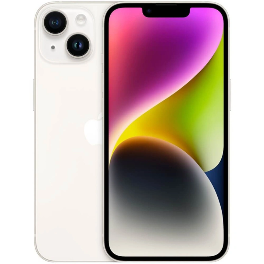 Смартфон Apple iPhone 14 128Gb Starlight фото 1