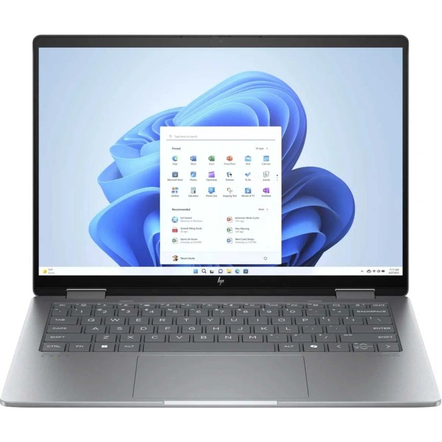 Ноутбук HP Envy x360 14-fc0006ci 14 2.8K OLED/ i7-155U Ultra/16Gb/512Gb SSD (A1AB0EA) Silver фото 2