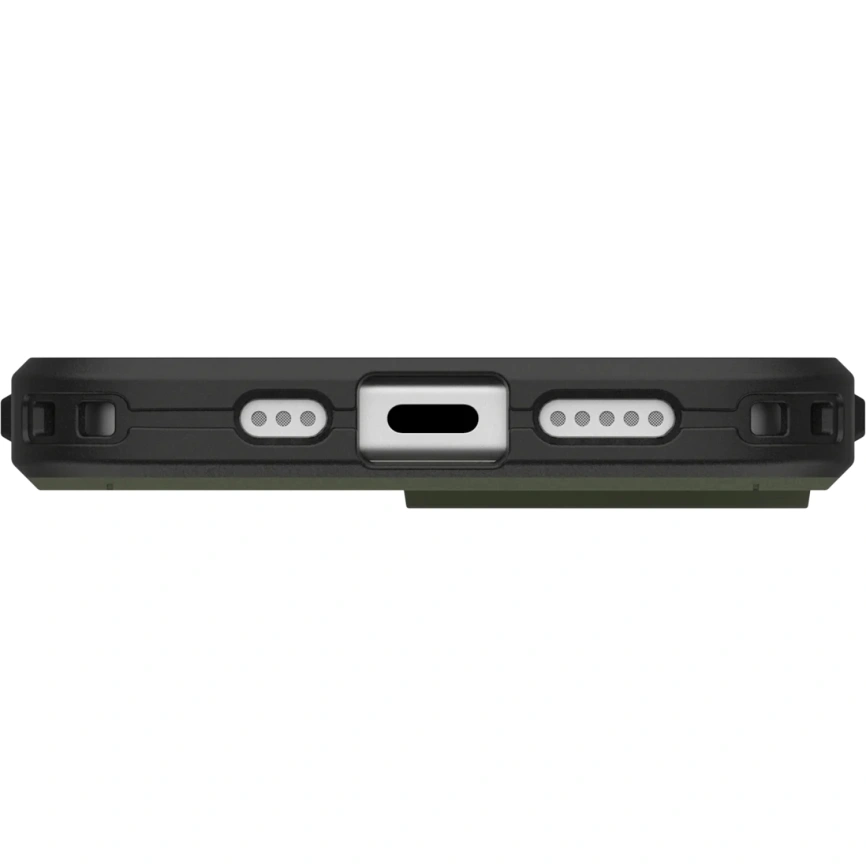 Чехол UAG MagSafe Civilian для iPhone 17 Olive/Orange фото 4