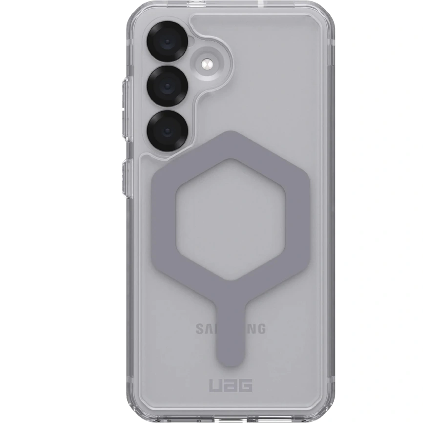 Чехол UAG MagSafe Plyo PRO для Samsung S25 Ice/Silver фото 1