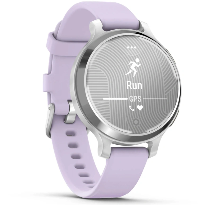 Смарт-часы Garmin Lily 2 Active (010-02891-01) Silver/Purple Jasmine Silicone фото 3