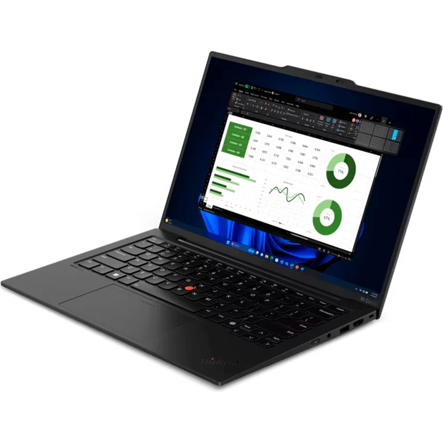 Ноутбук Lenovo ThinkPad X1 Carbon G12 14 2.8K OLED/ i7-155U Ultra/32Gb/1Tb SSD (21KDS3W900) Black фото 3