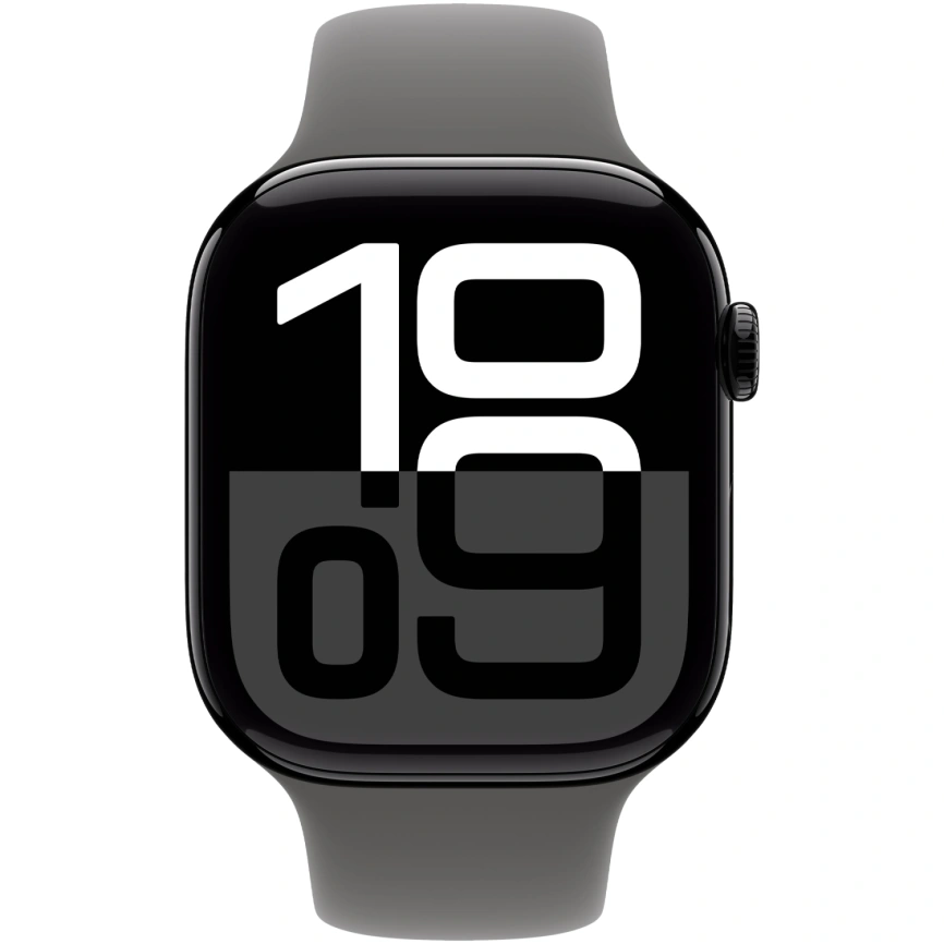 Смарт-часы Apple Watch Series 10 42mm Jet Black Aluminum Case with Stone Gray Sport Band M/L фото 3