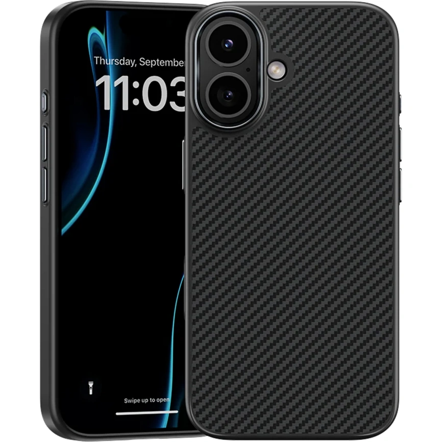 Чехол Benks ArmorPro Case built with Kevlar 600D для iPhone 17 Black фото 2