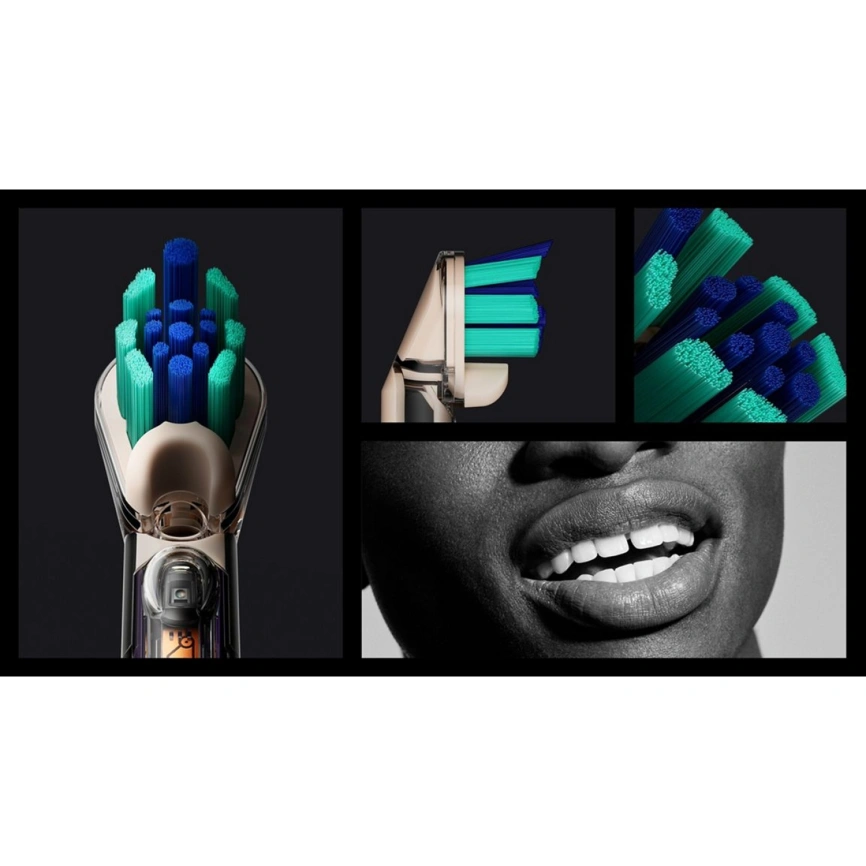 Зубная щетка Dyson CameraJet Electric Toothbrush with Flosser Ceramic Blue фото 5