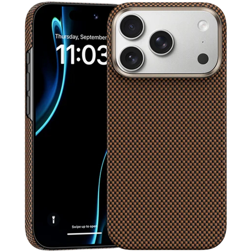 Чехол Benks ArmorTint Case built with Kevlar для iPhone 17 Pro Max Gold фото 4