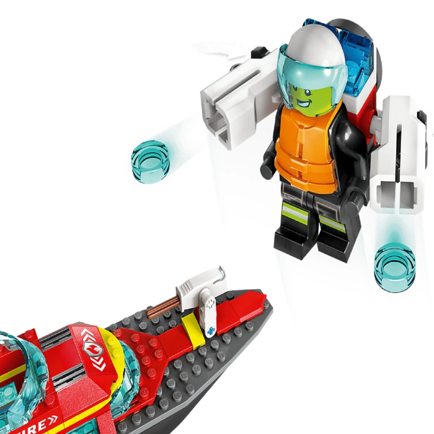 Конструктор LEGO City Fire Rescue Boat 60373 фото 3