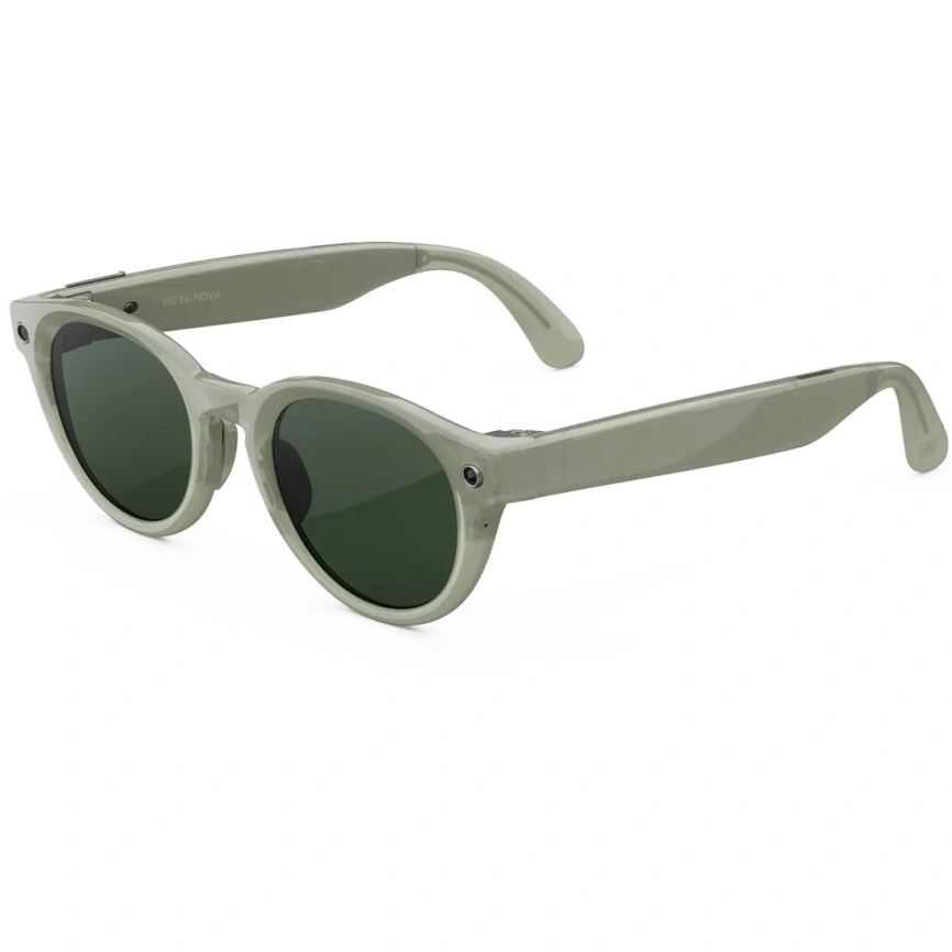 Умные очки Meta Nova Sage Small Clear to Emerald Transitions фото 1