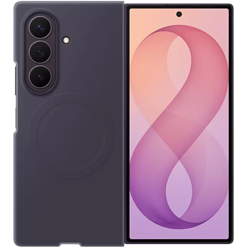 Чехол Samsung Silicone Magnet Case для Galaxy Z Fold8 Ultra Violet Shadow фото 1