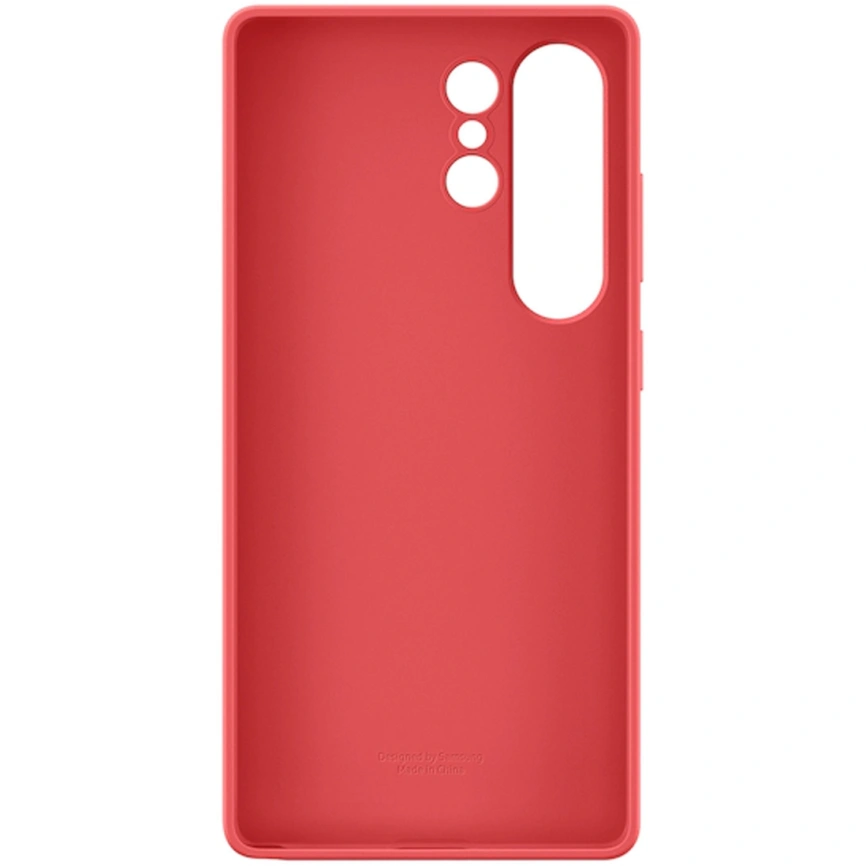 Чехол Samsung Silicone Case для Galaxy S25 Ultra Red фото 4